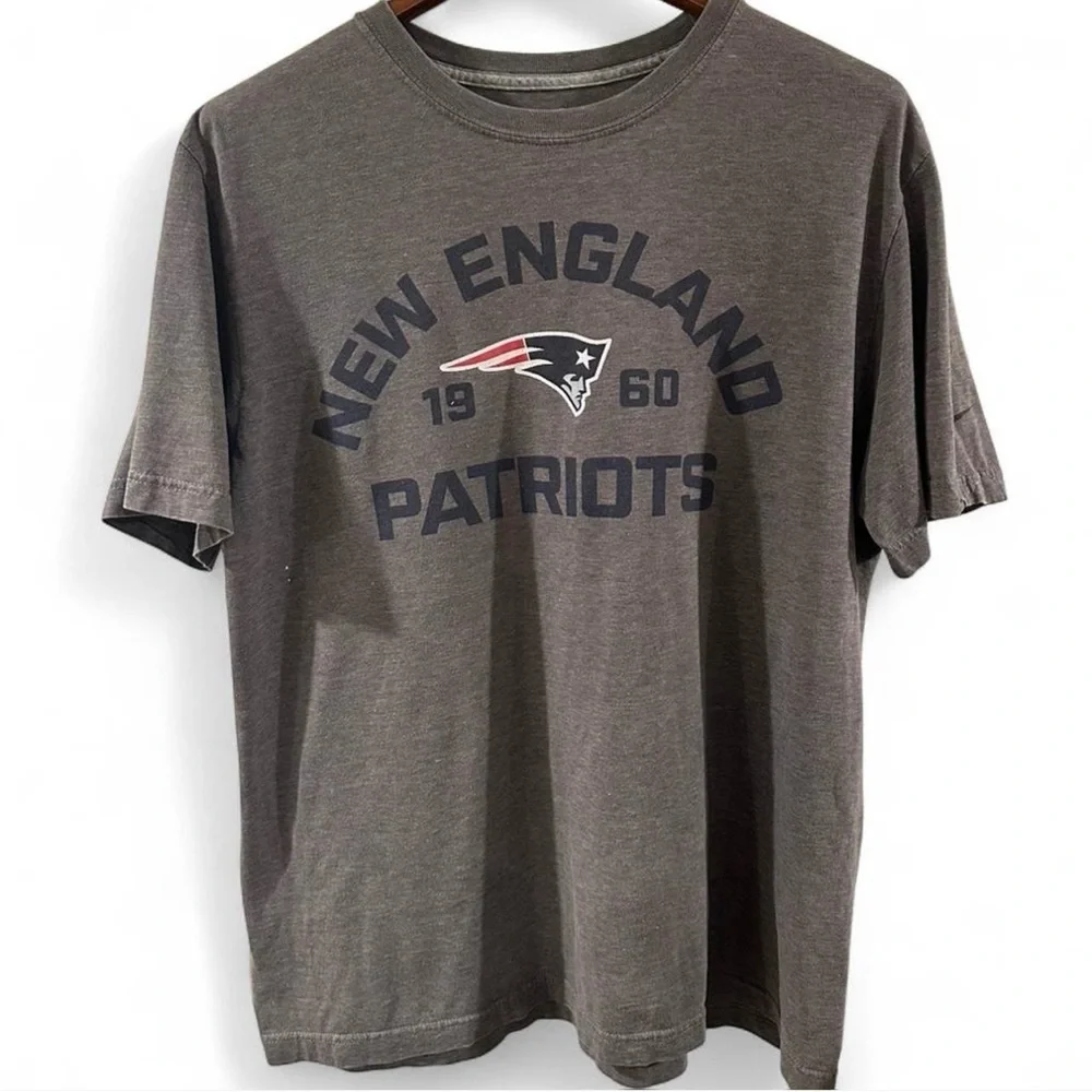 Nike NFL New England Patriots Gray Regular Fit T-Shirt Size Men’s XL